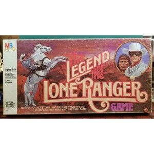 1980 The Legend of The Lone Ranger Board Game Milton Bradley  Missing 1 Card